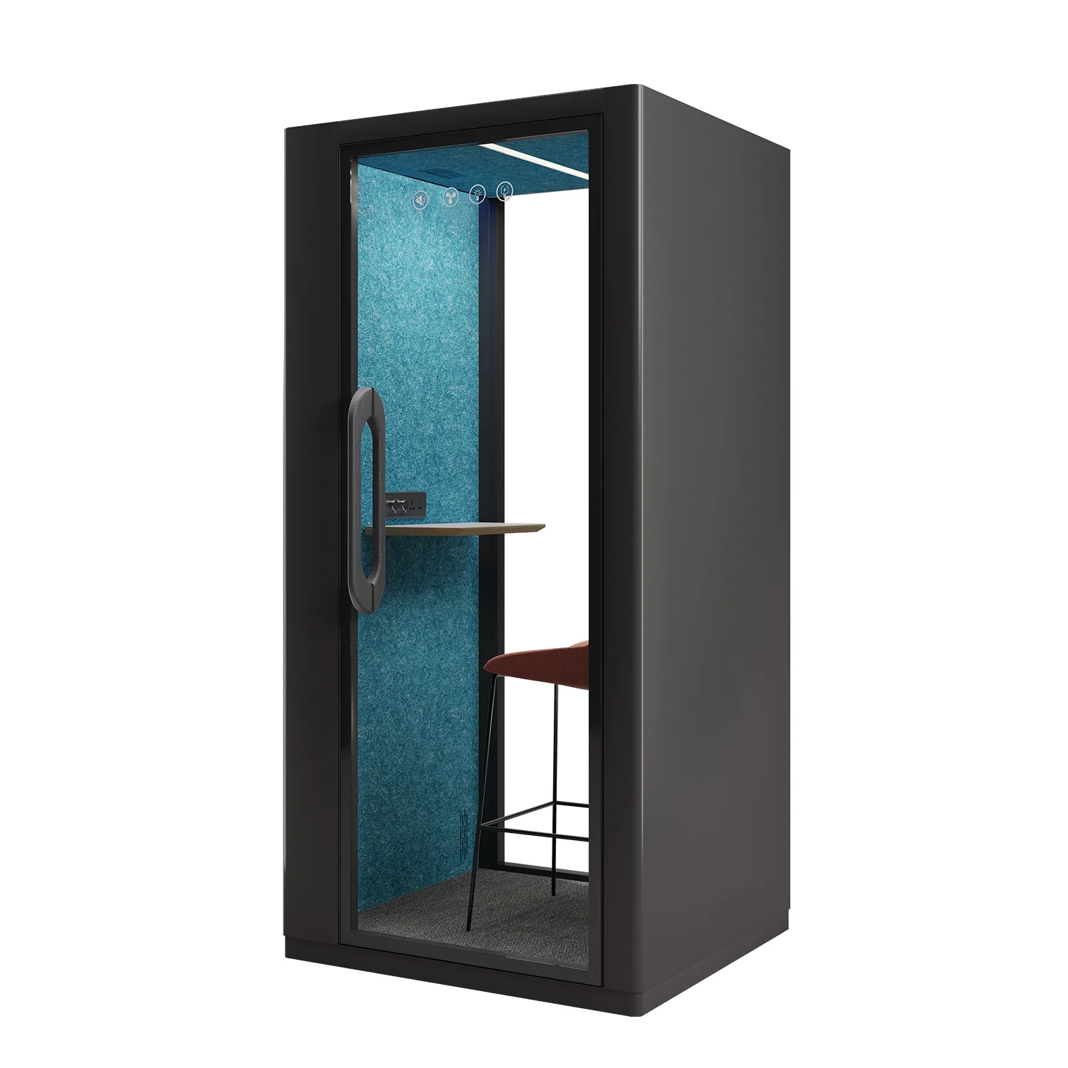 Vestael Core Solo-Soundproof office pod, Quiet Privacy Phone Booth