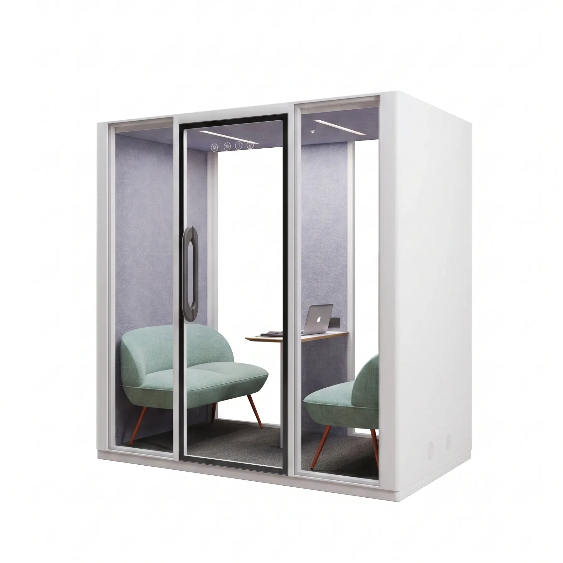 Vestael Core Team-Soundproof Office Pod Mobile Privacy Workspace for Meetings, Singing