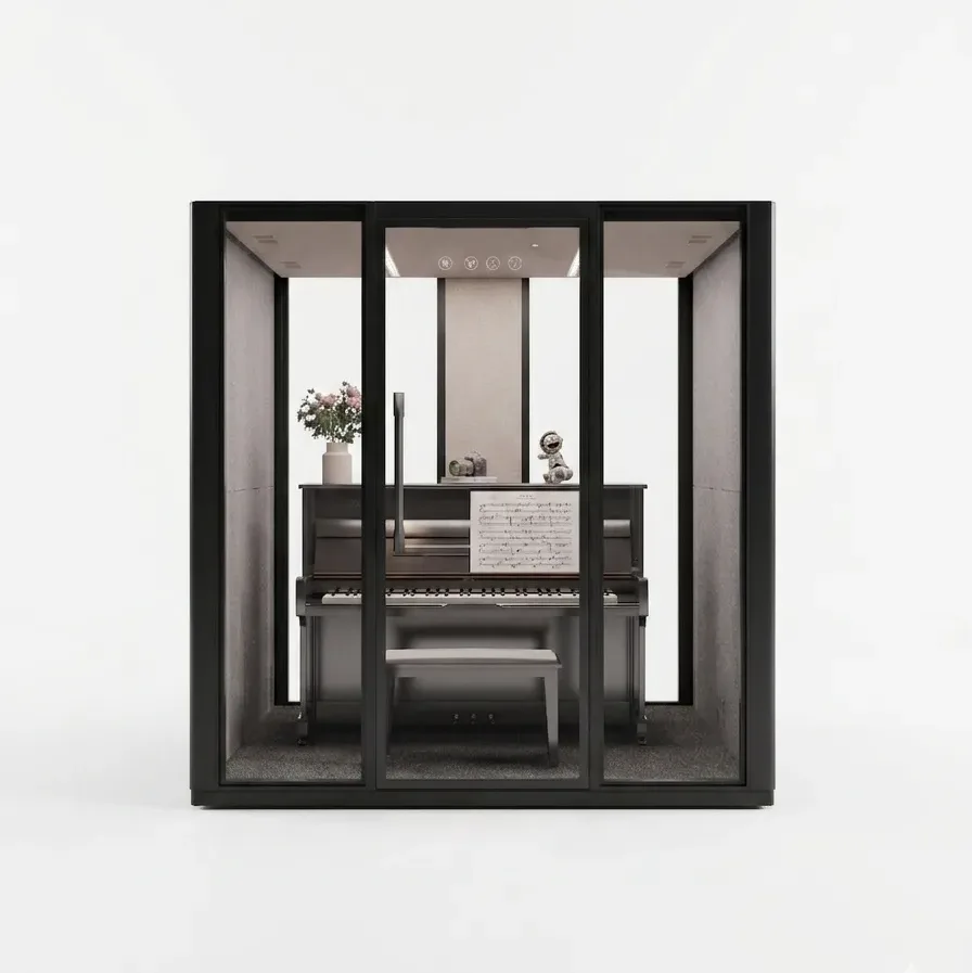 Vestael Core Team-Soundproof Office Pod Mobile Privacy Workspace for Meetings, Singing