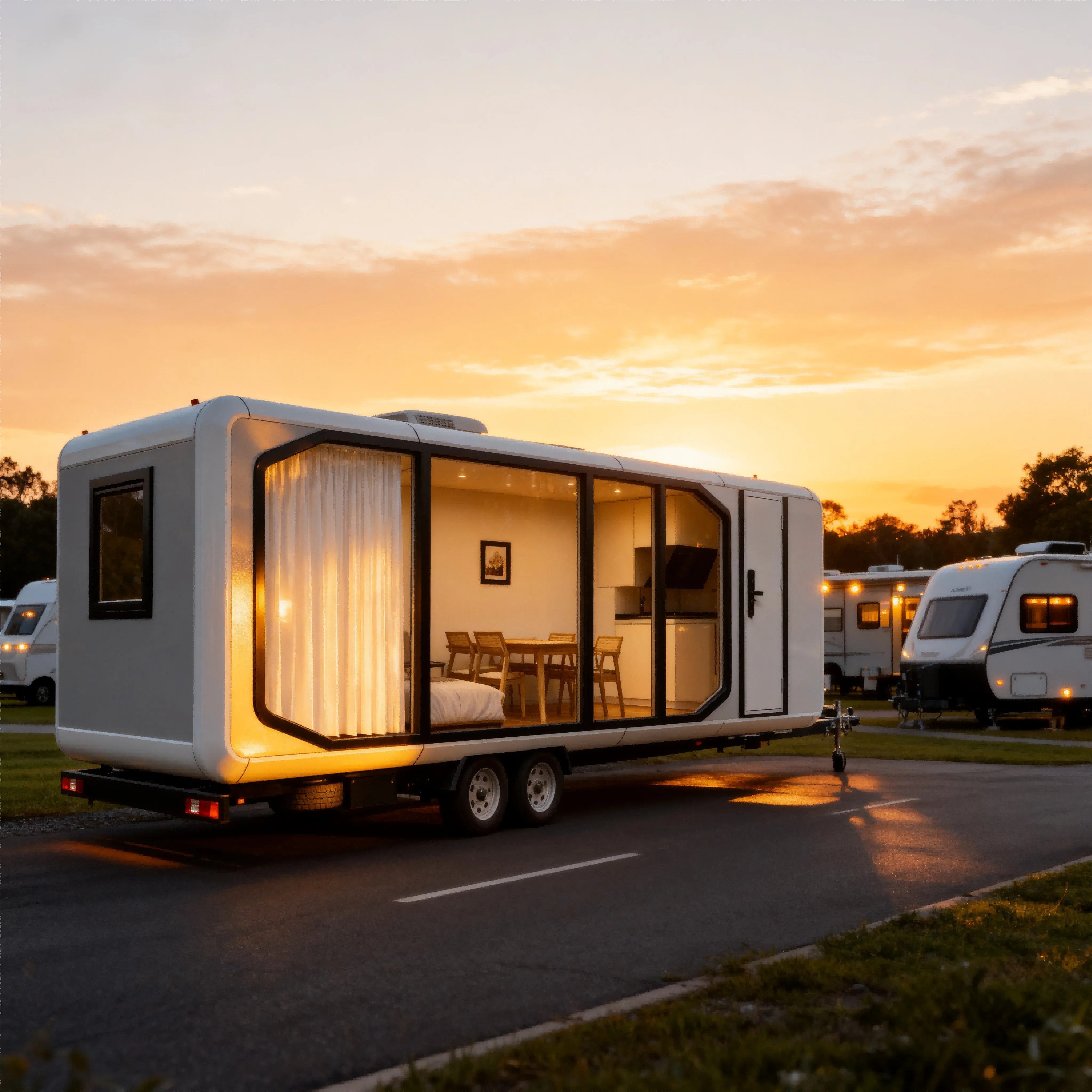 Vestael Prefab caravan/ tiny house  T1-length18.37 ft
