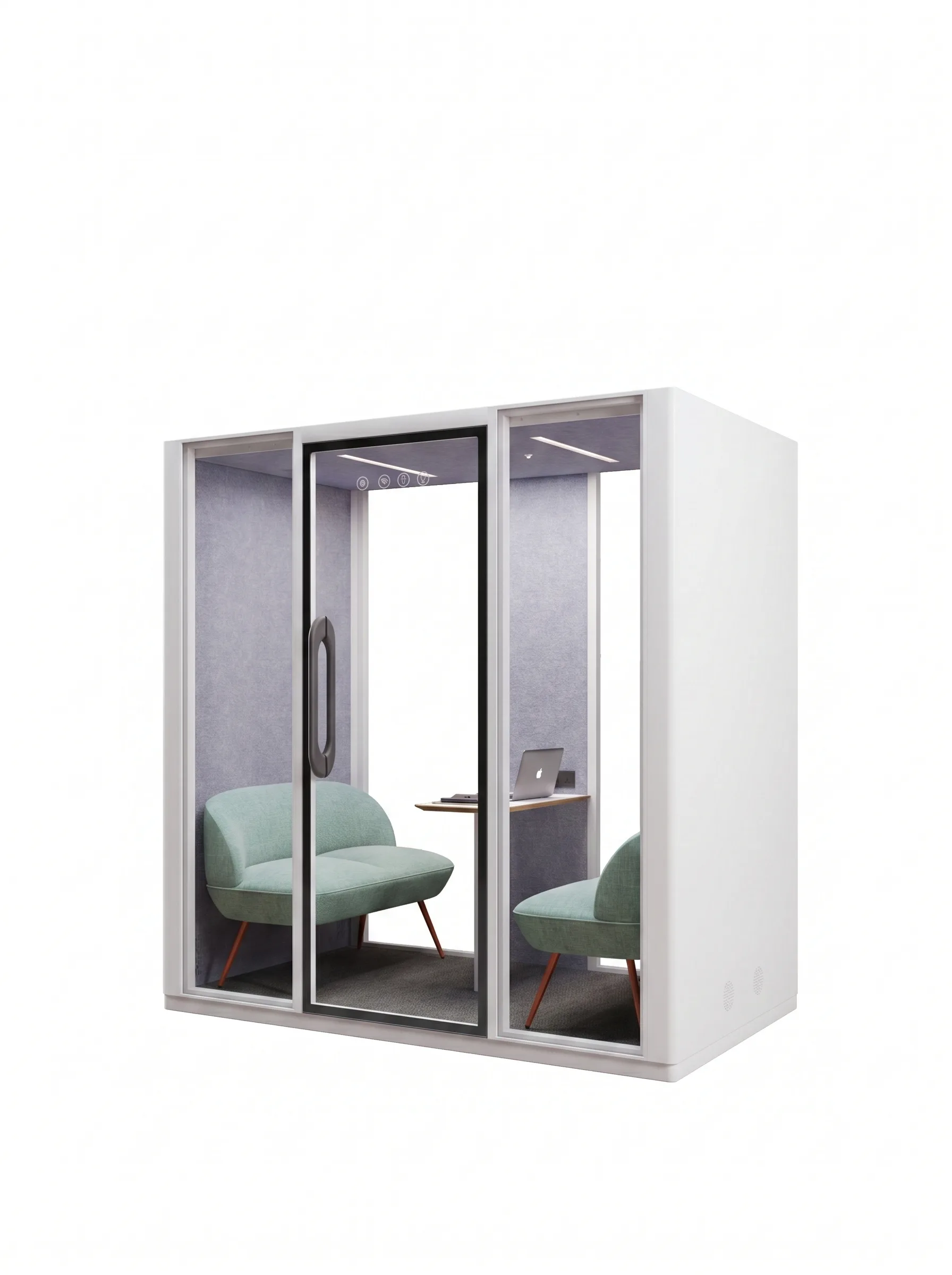 Vestael Core Team-Soundproof Office Pod Mobile Privacy Workspace for Meetings, Singing