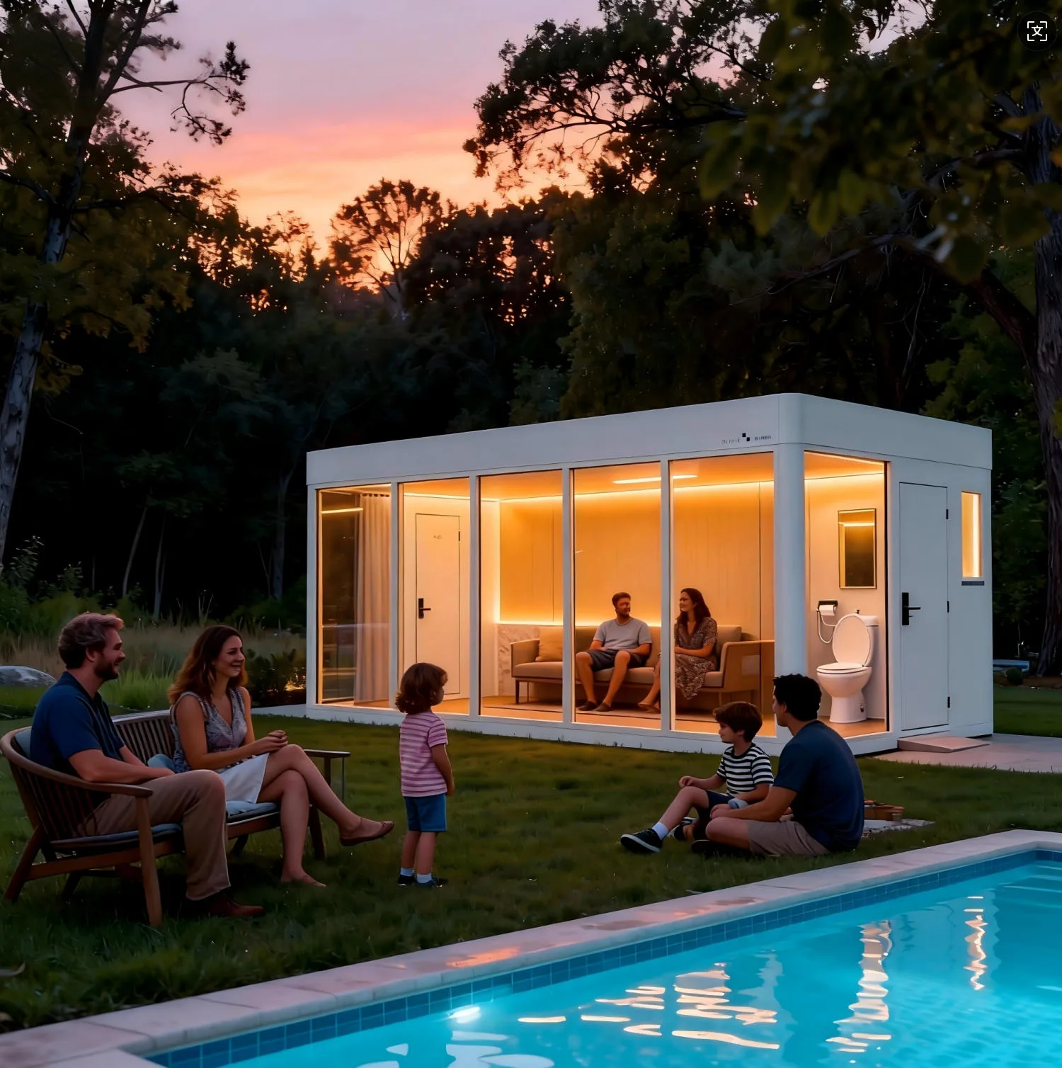 Vestael modular studio Pods for ADUs,Backyards Garden studios VT-T20