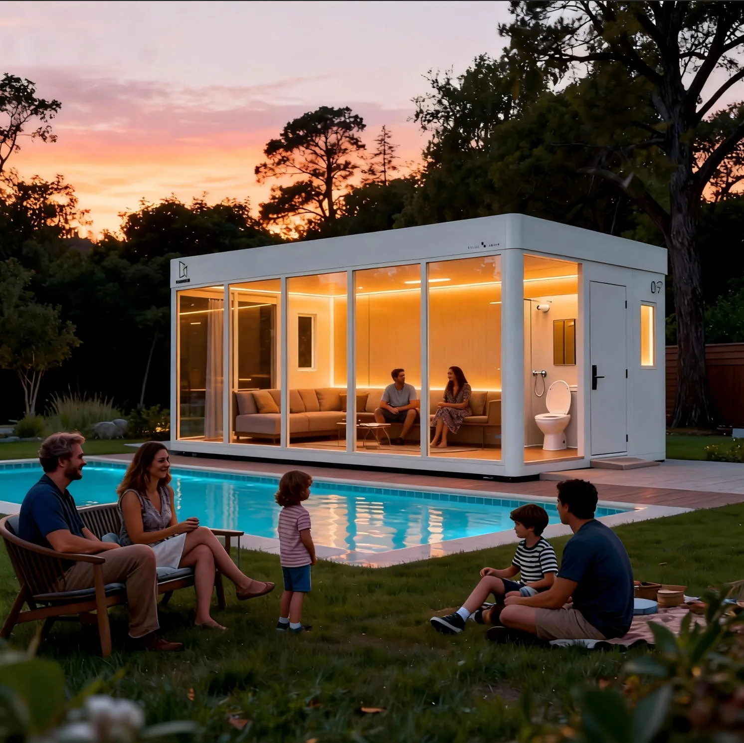 Vestael modular studio Pods for ADUs,Backyards Garden studios VT-T20